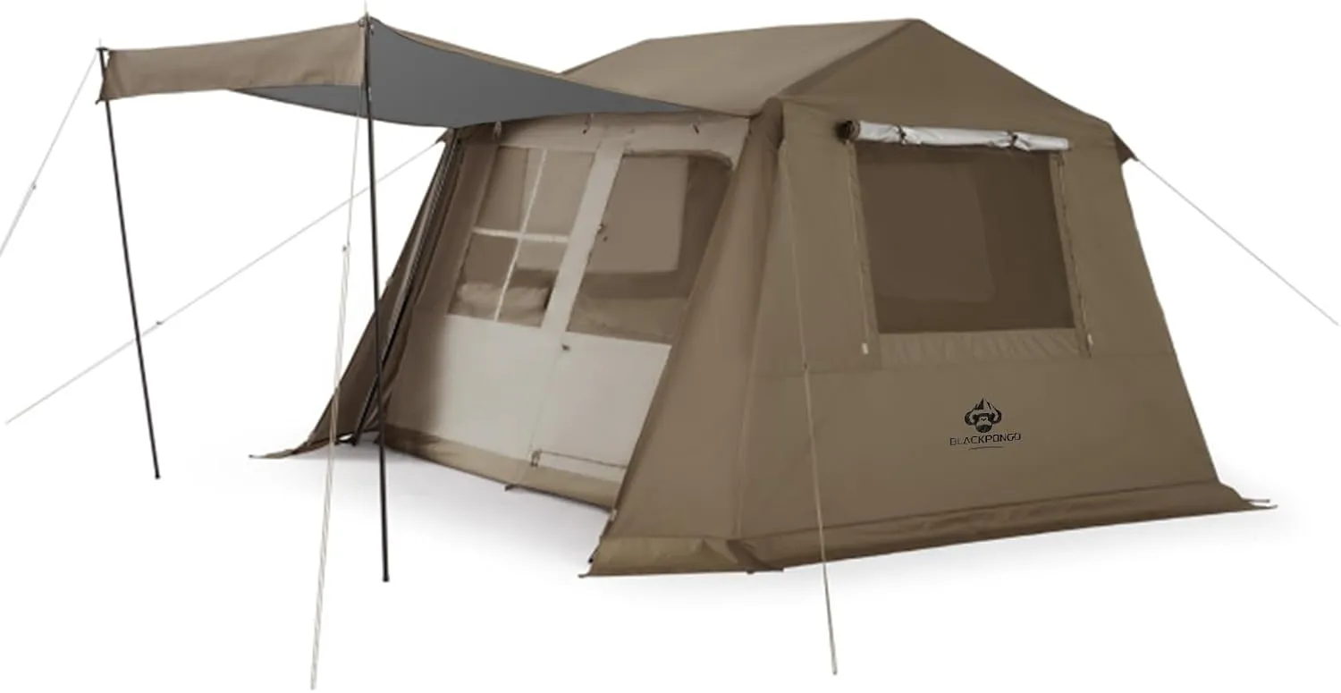 Jupiter 5/6/13 Outdoor Camping Tent for 4/6/8 People, Fully Automatic Quick Opening, for Outdoor Picnic, Park & Family Use, Silver Coated Sunscreen & Waterproof