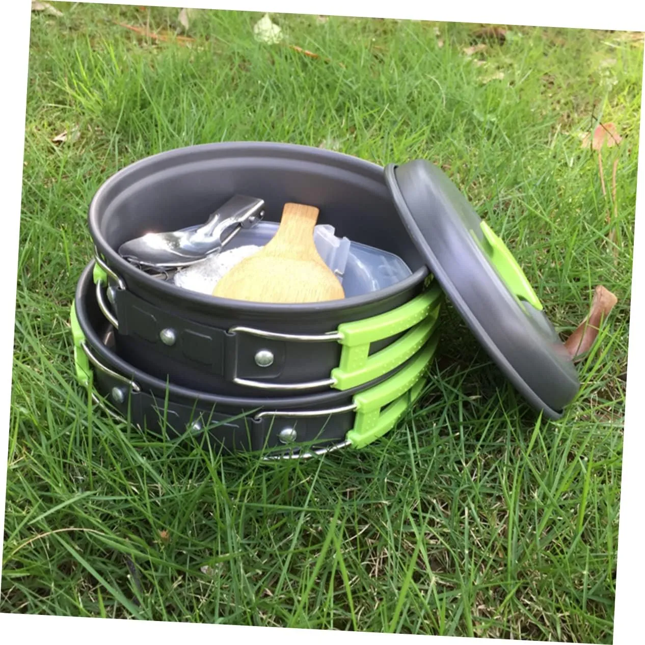 KESYOO Outdoor Cookware Camping Gadgets Accessories Camping Utensils Camp Cookware Portable Camping Kettle