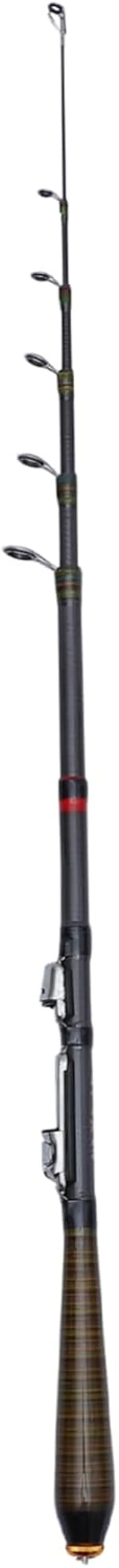 KICHOUSE 1Pc Portable Lightweight Fishing Rod Telescopic Carbon Fishing Pole for Freshwater Ocean Fishing Easy to Carry Smooth Casting with Non Slip Grip Fishing Accessory