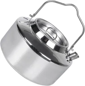 KICHOUSE Camping Accessory Wear-Resistant Stainless Steel Stovetop Kettle Kitchen Water Kettle for Tea Making and Cooking