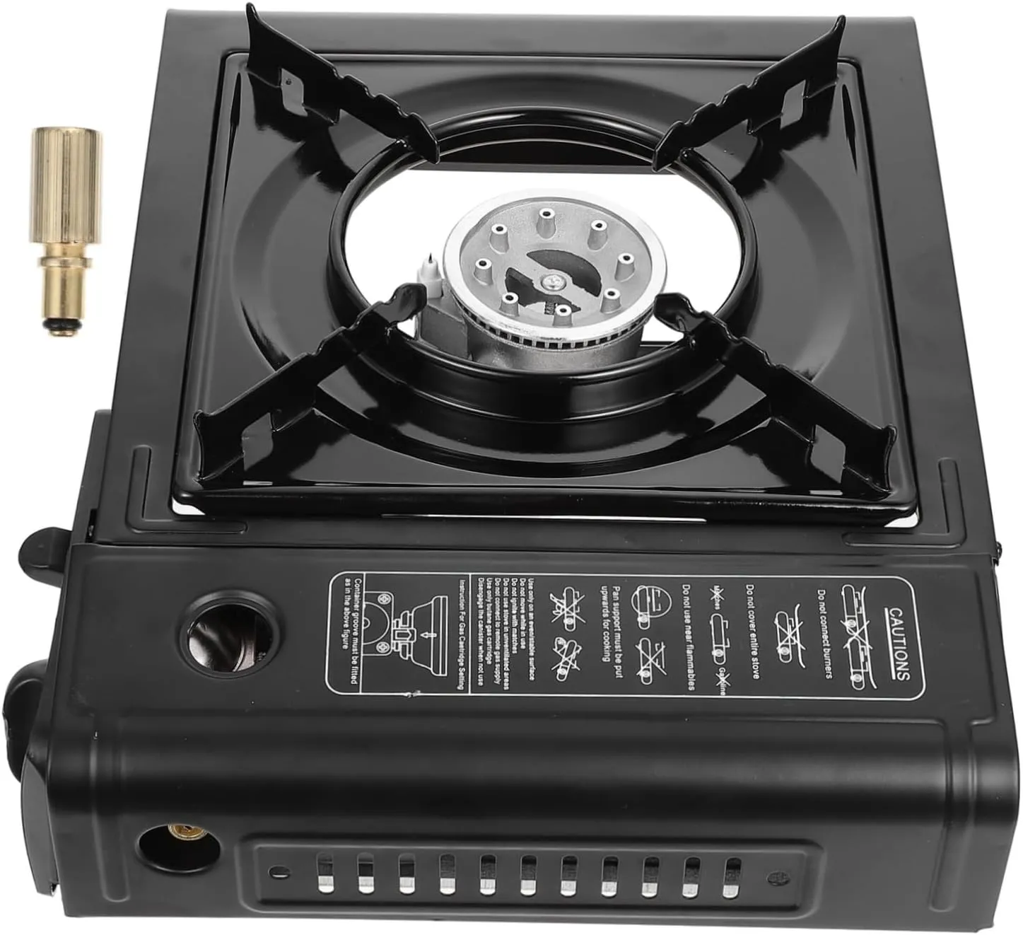 KICHOUSE Compact Cassette Stove Canister Stove Portable Outdoor Stove Propane Burner for Camping Hiking