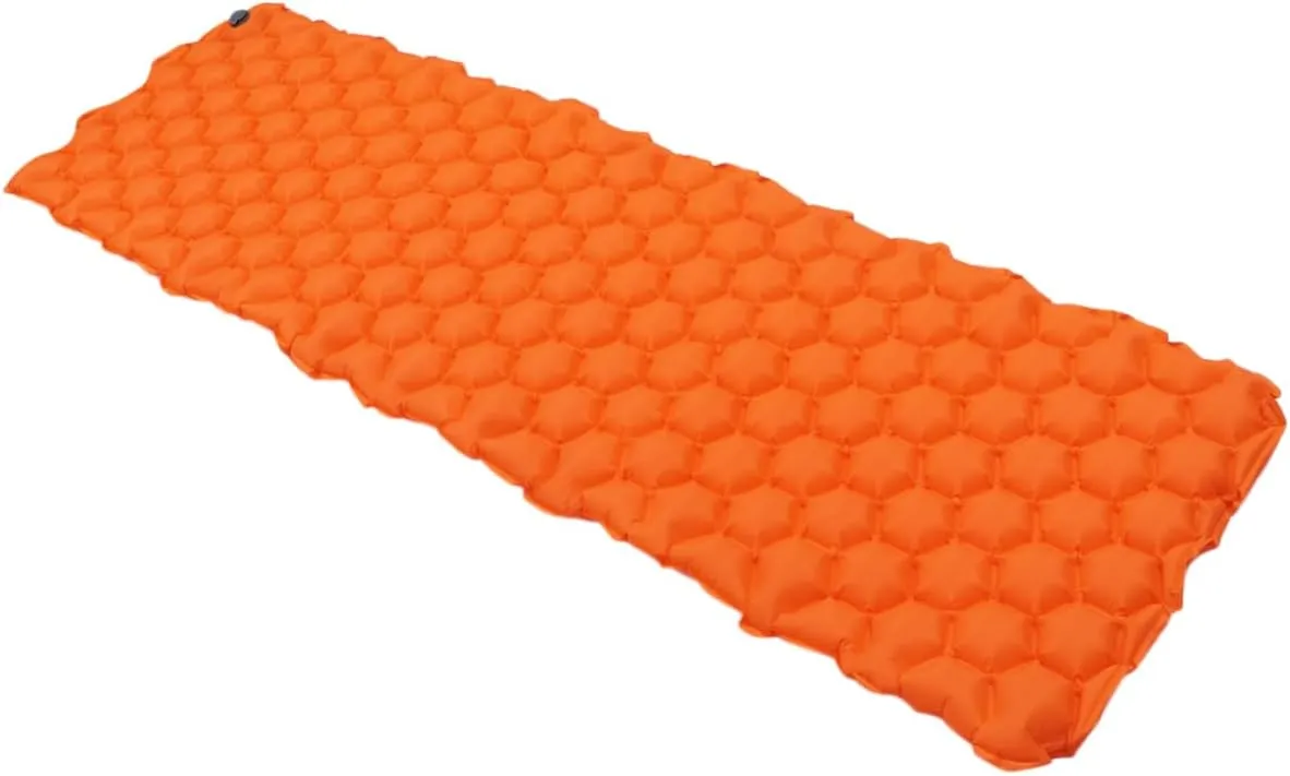 KICHOUSE Elevate Your Campsite: Portable Inflatable Sleeping Pad Waterproof Lightweight Back Support for Camping Hiking