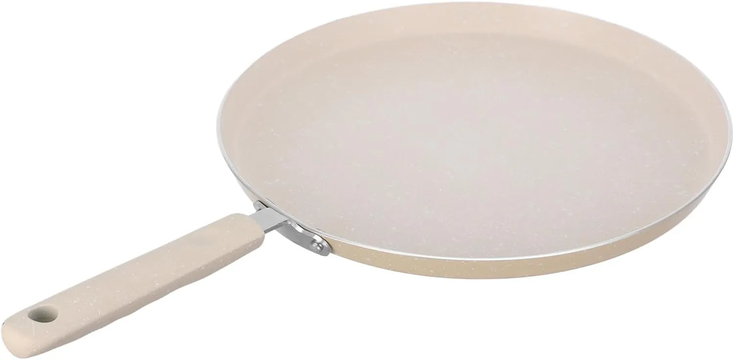 KICHOUSE Non-stick Frying Pan Cookware for Pancakes Eggs and Steaks for Outdoor Camping Bbq and Home Cooking Even Heat Distribution
