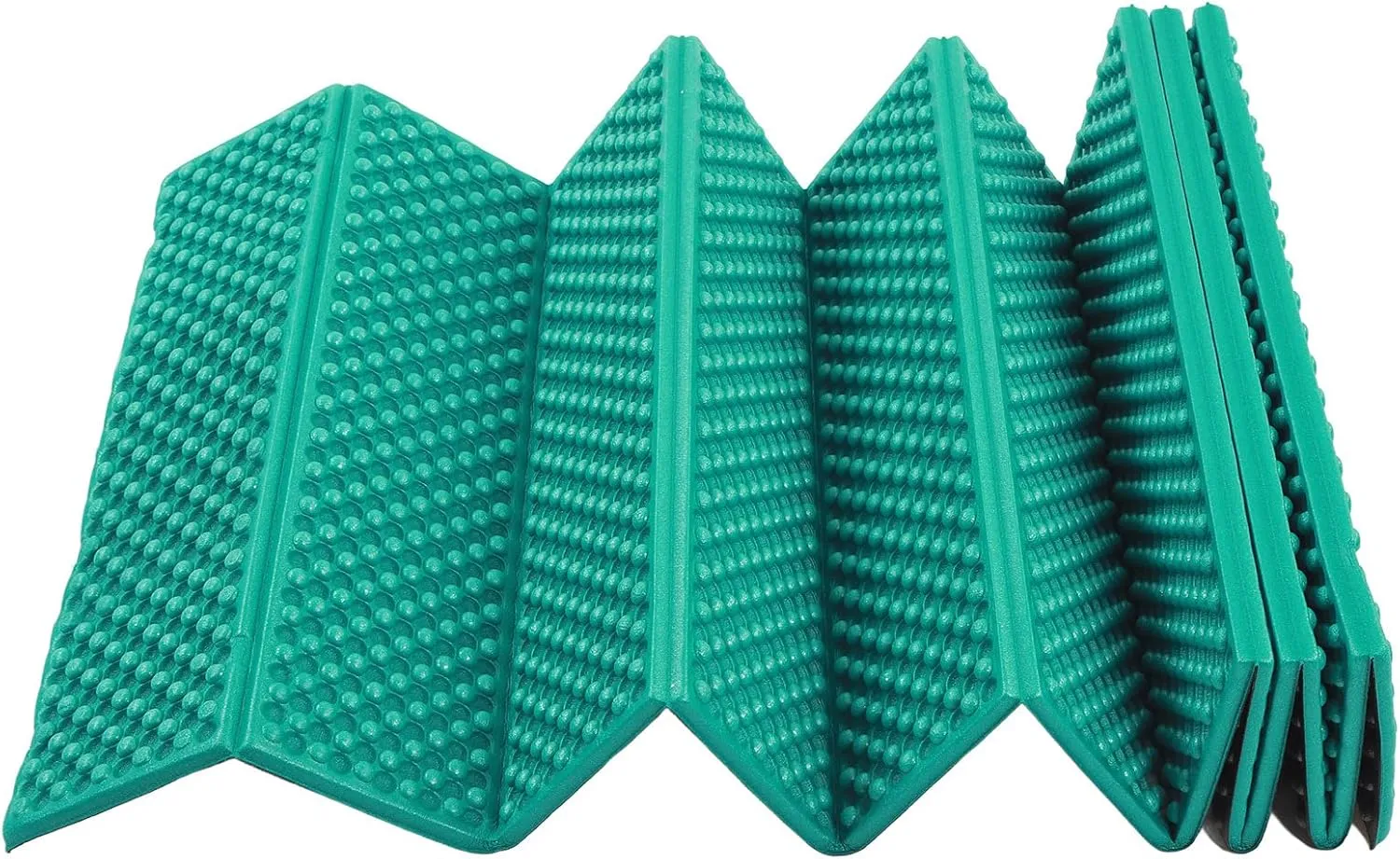 KIMISS Foldable Double Egg Crate Sleeping Pad - Thickened Foam Sleep Mat for Outdoor Camping - 186x57CM TravelFriendly Design