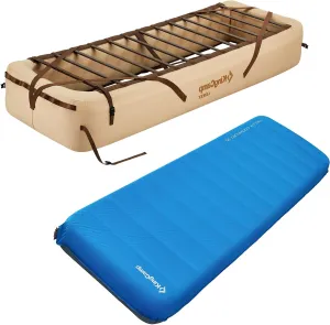 KingCamp Ultimate Camping Comfort Bundle Inflatable Air Mattress and Self-Inflating Camping Pad - Experience Superior Sleep Outdoors