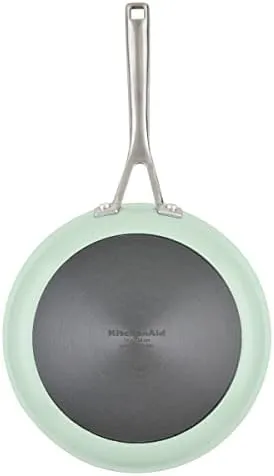 KitchenAid Hard Anodized Ceramic Nonstick Cookware/Pots and Pans Set, 10 Piece - Pistachio