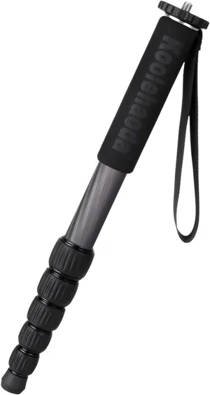 Koolehaoda Carbon Fiber Monopod, 6-Section Portable Compact Camera Monopod Unipod Stick. Max Load 22lbs/10kg - MP286C