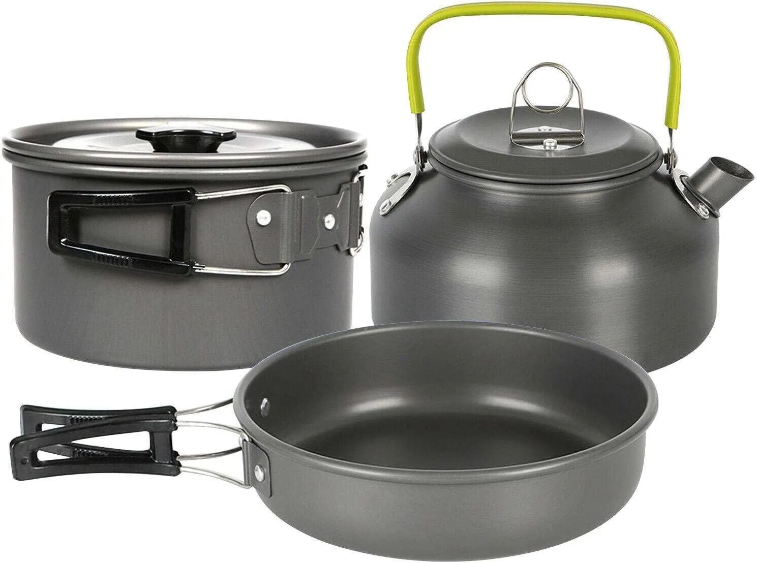 KPJQ Camping Cookware Bowl Pot Pan Stove Set Outdoor Hiking Picnic Cooking Equipment Pots and Pans Set Kitchen cookware Sets Cookware Sets Pots and Pans Pots and Pans Set nonstick Kitchen Set