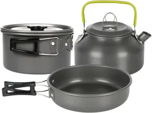 KPJQ Camping Cookware Bowl Pot Pan Stove Set Outdoor Hiking Picnic Cooking Equipment Pots and Pans Set Kitchen cookware Sets Cookware Sets Pots and Pans Pots and Pans Set nonstick Kitchen Set