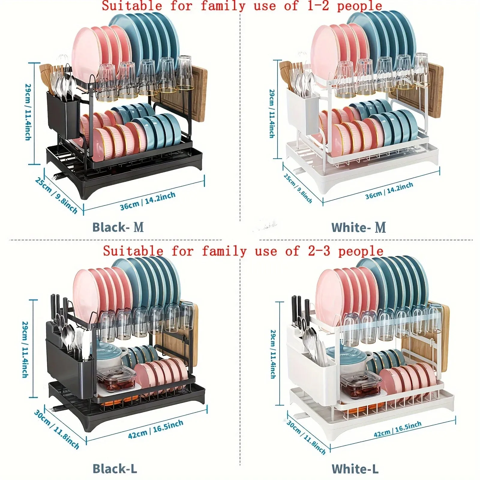Large variety Rack Drying Large Kitchen End-to-end encryption