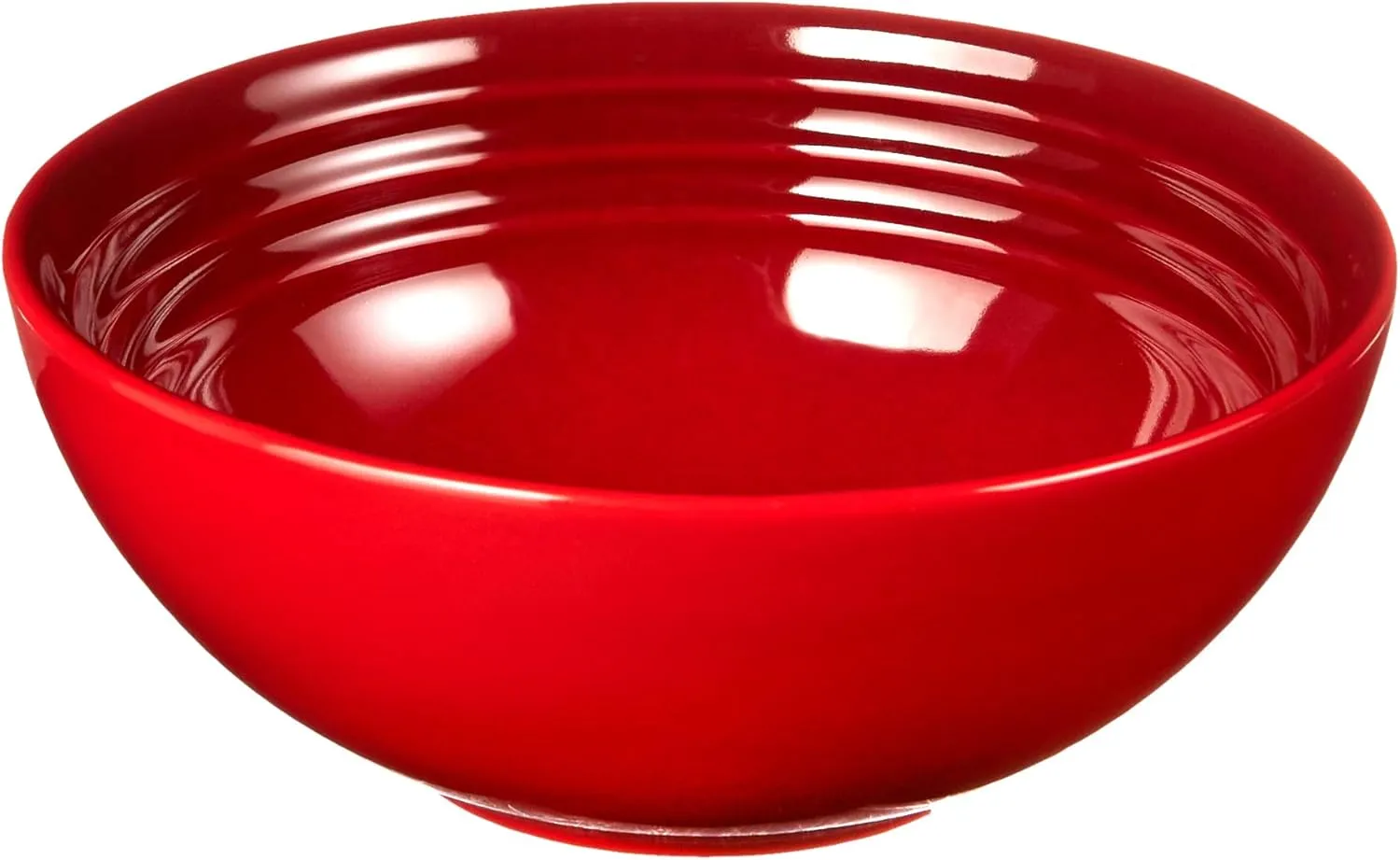 Le Creuset Stoneware Set of 4 Soup Bowls, 22 oz. (6.25") each, Cerise