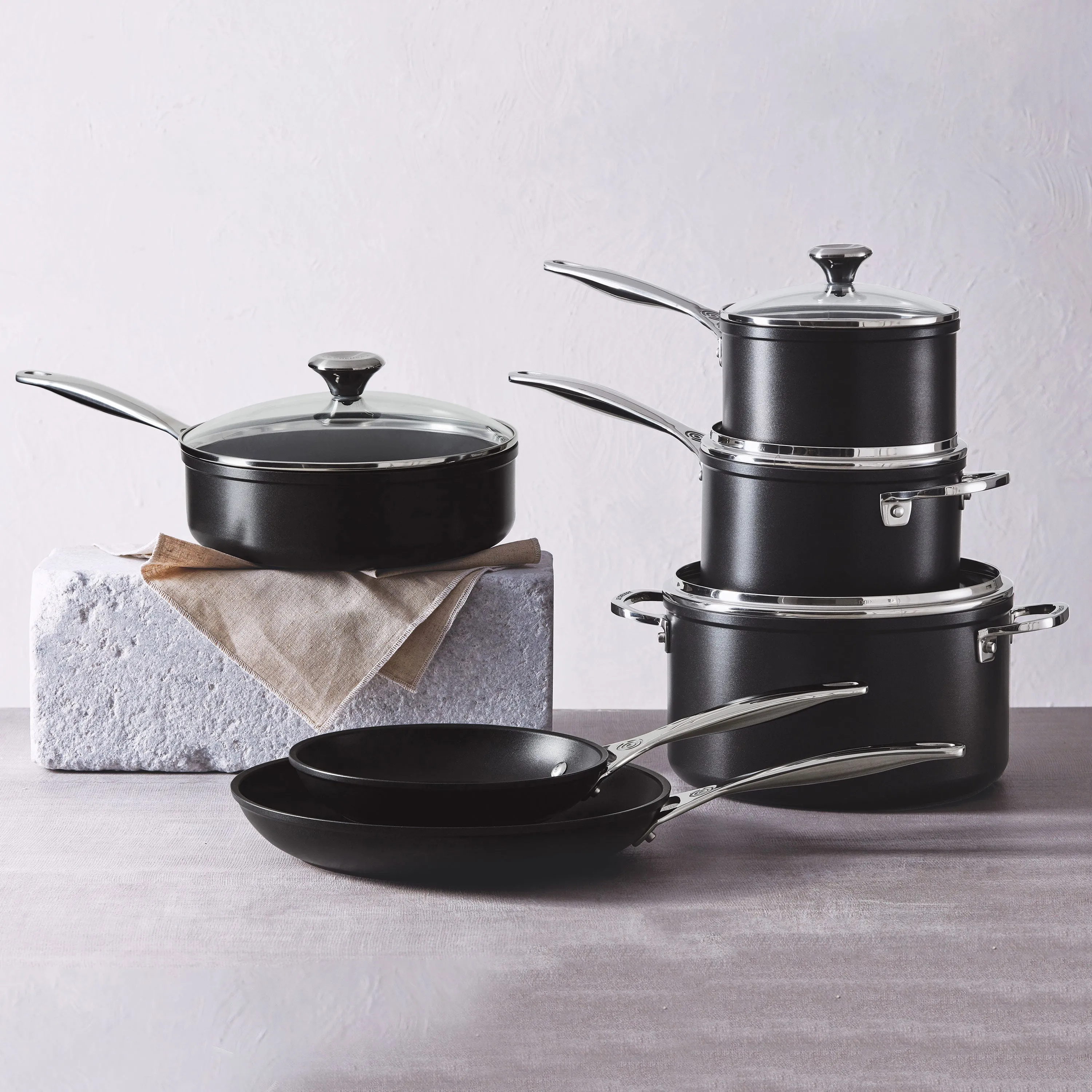 Le Creuset Toughened Nonstick Pro 10 Piece Cookware Set