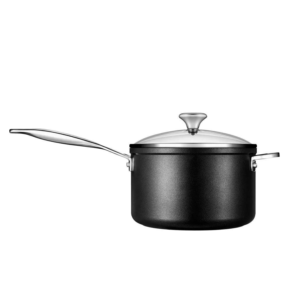 Le Creuset Toughened Nonstick PRO 4 qt. Saucepan with Glass Lid