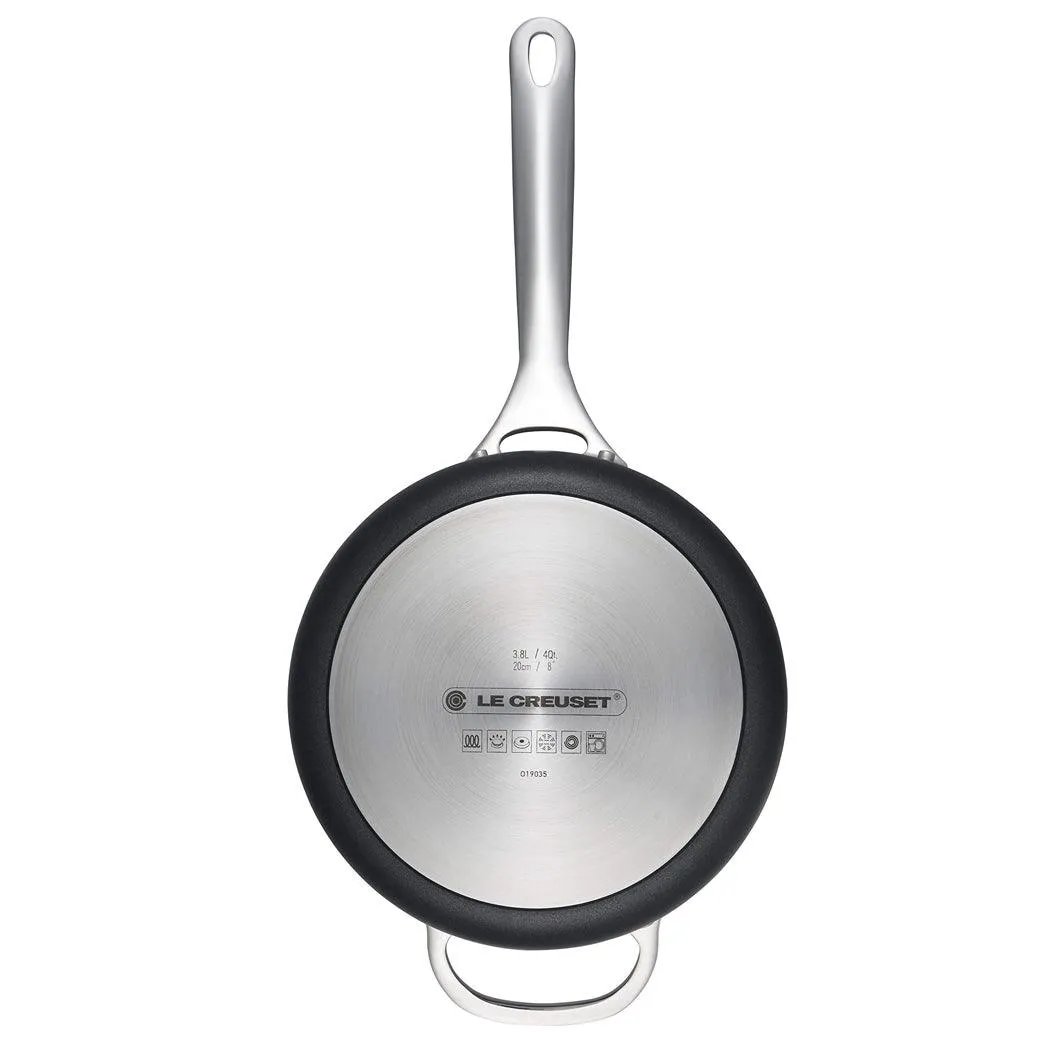 Le Creuset Toughened Nonstick PRO 4 qt. Saucepan with Glass Lid