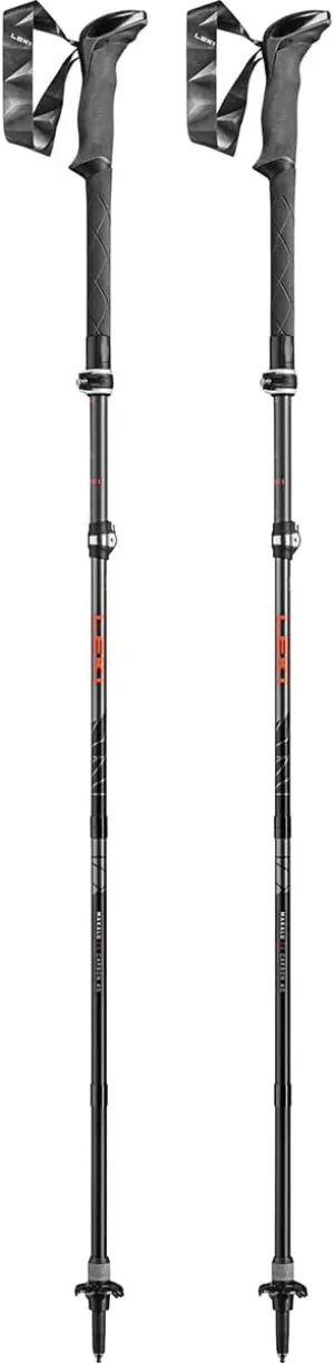 LEKI Makalu FX Carbon AS Adjustable Lightweight Walking Poles for Trekking & Hiking