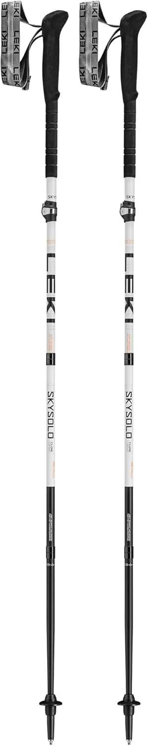 LEKI Skysolo FX.One Carbon Collapsible Lightweight Walking Poles for Thru-Hiking, Fast-Packing, & Mountaineering