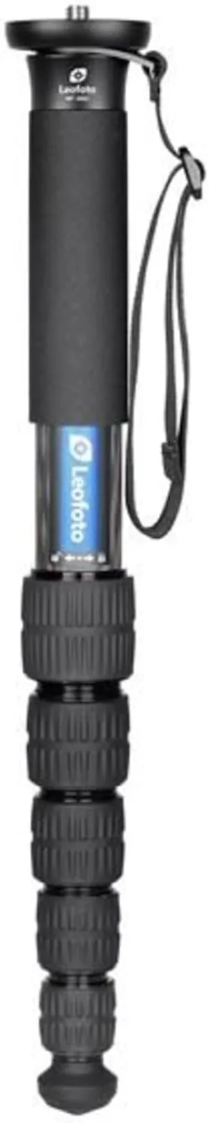Leofoto MP-366C 6 Section CF Travel Monopod Carbon Fiber 65" Tall 17.3" Folded 1/4" & 3/8"