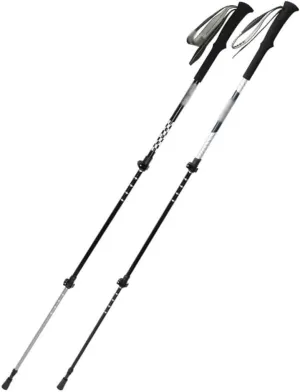 Lightweight Adjustable Walking Stick, Portable Mobility Aid for Women Men, Nordic Walking Trekking Poles, Pair of 2