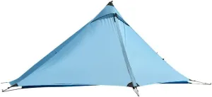 Lightweight Pyramid Tent for Camping, Rainproof and Sun Protection, Outdoor Gear with Trekking Pole Setup, no-Pole Design