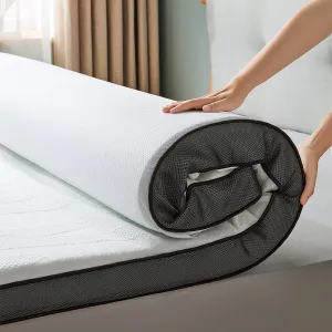 LINSY LIVING Twin Mattresses Toppers 3 Inches, Gel Memory Foam Mattress Topper, Cooling Mattress Topper with Ventilated Design, Removable and Washable Cover, No-Slip Design, Bed Topper Twin Size
