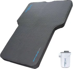 LOSTHORIZON Truck Bed Camping Air Mattress with Foam, Self Inflating Sleeping Pad for Rivian R1S with Air Pump, 4.5" Thick