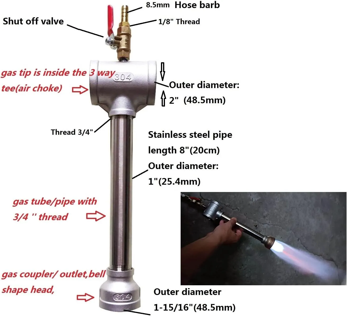 LSMIITTH 16KG/35lbs Gas Metal Melting Furnace Kit 2642°F / 1450°C Propane Forge Dual Burner (Each 100,000 BTU) Foundry Home Kiln Smelting Casting Tool Refining Recycle Brass,Gold,Silver