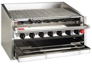 Magikitch'n Radiant Charbroiler counter 48" - CM-RMB-648CR