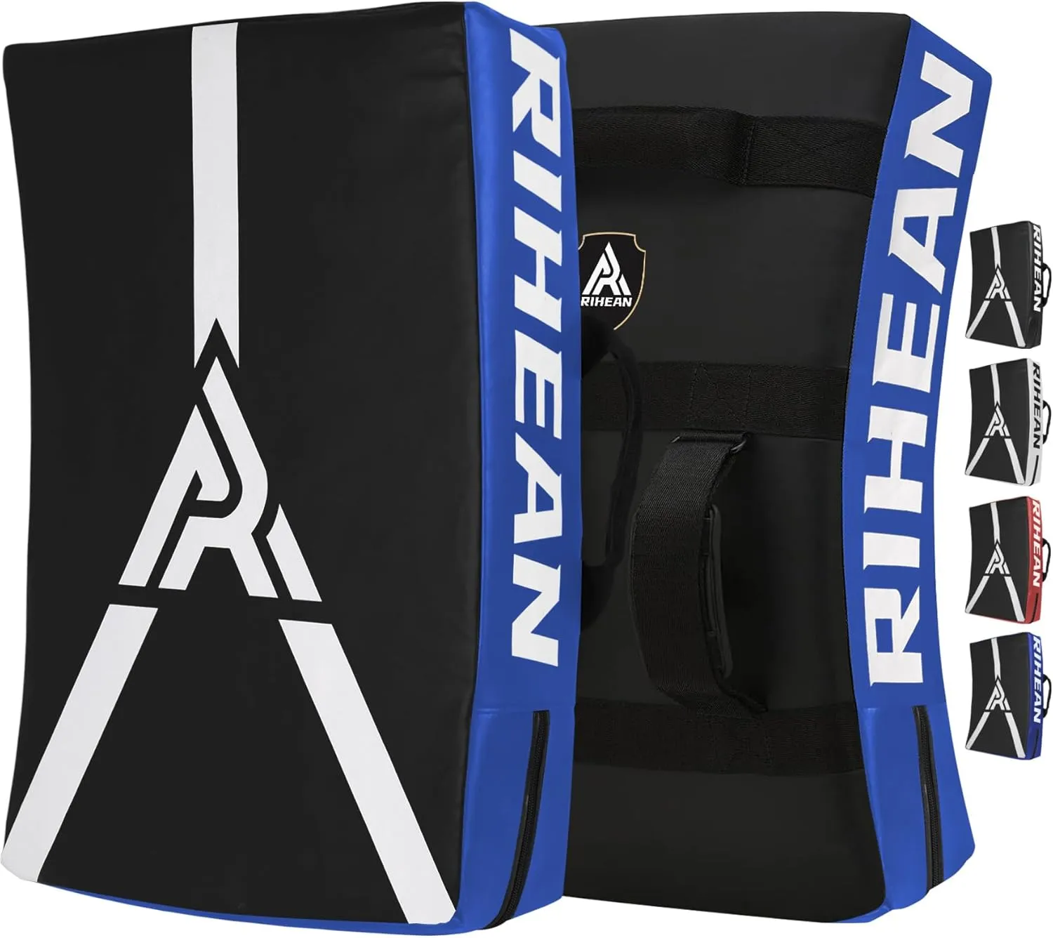 Martial Arts Kicking Shield Pad for Muay Thai, Taekwondo Football, Basketball, Hockey Training - Denser Foam, High-Density PU Leather Cover (ONE PAD)