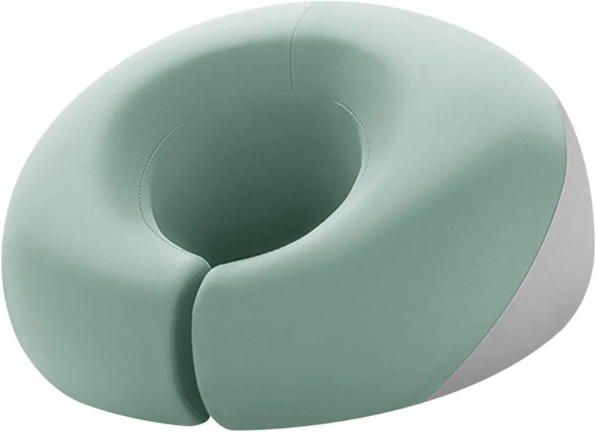 Massage Pillow Napping Pillow Memory Foam Pillow Breathable Multi Use Beauty Salon Pad Face Cradle for SPA Lunch Break Travel, Green