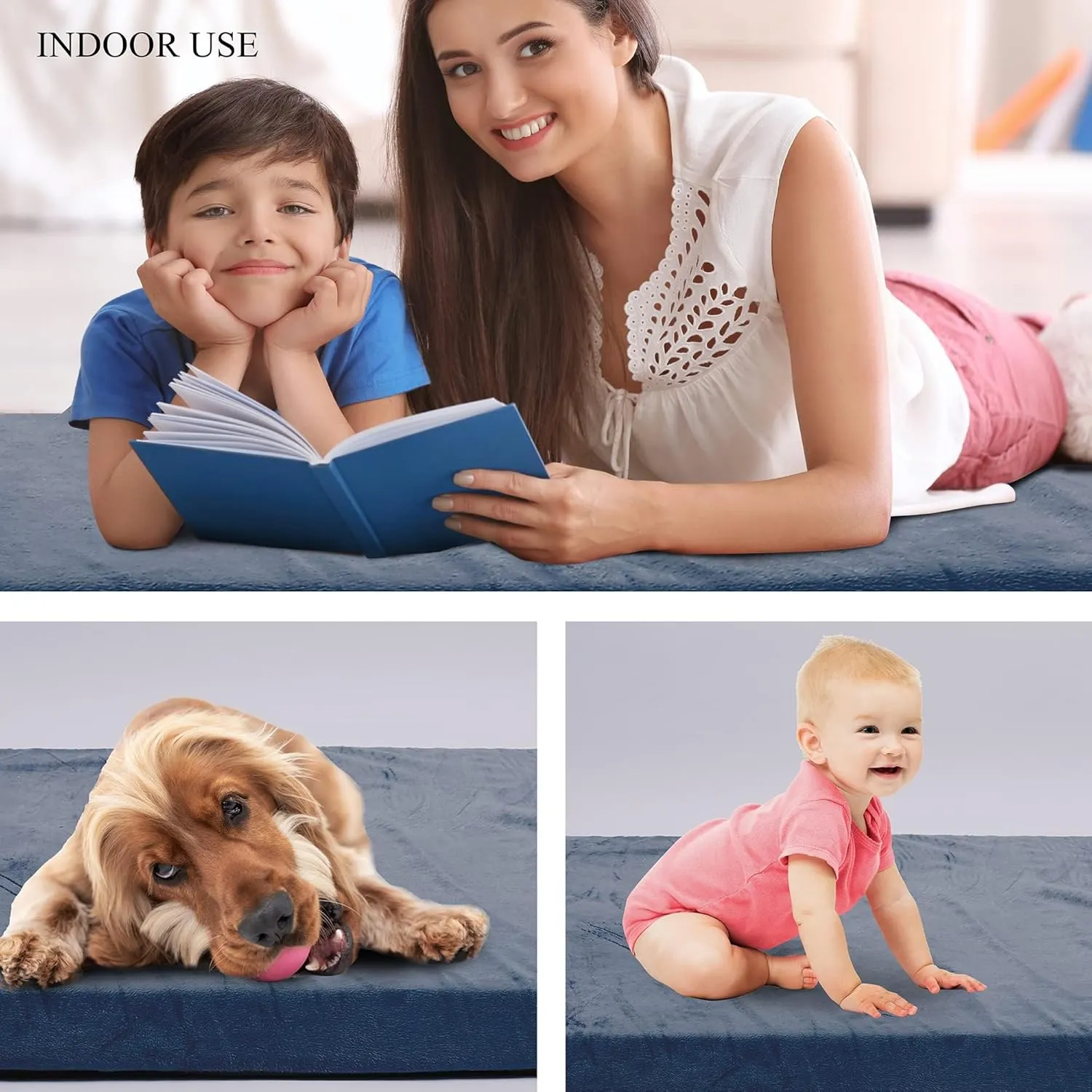 Memory Foam Camping Mattress | Potable Backpacking Sleeping Pad W/Waterproof Cover & Carry Bag | Roll Up Cot Mattress for Floor, Travel,Camping | Kids, Single or Twin