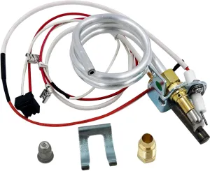 MENSI 100112330 9007876 9007877 Natural LP Thermopile Pilot Assembly Compatible with Reliance, Whirlpool, A.O.Smith, Kenmore State American Water Heaters, Replace for 300 301,400 Series,GCVL-40