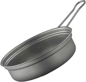 Metal Camping Pots Outdoor Cooking Pots with Folding Handle Camping Cookware for Camping Hiking Picnics Travel