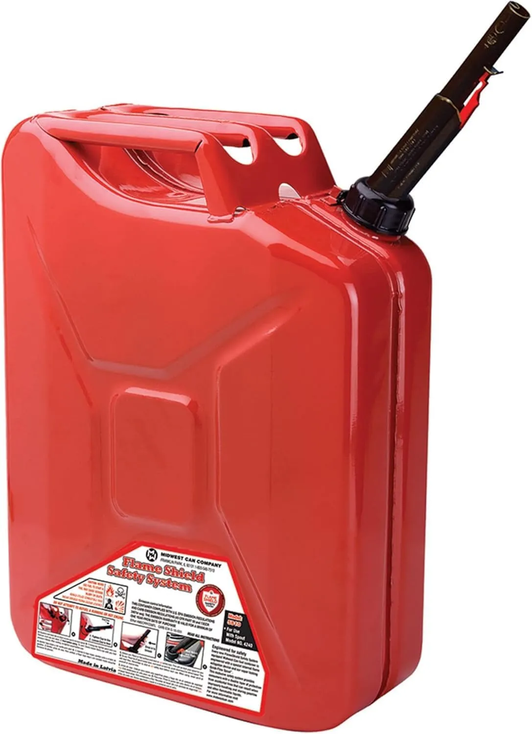Midwest 5 Gallon Metal "Jerry" Gas Can