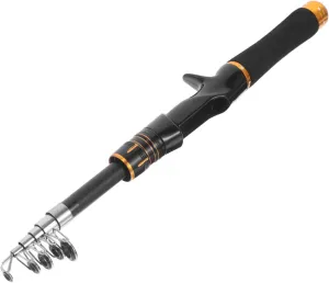 Mikikit Extendable Telescopic Fishing Rod for Salt Water Fishing with Ergonomic Grip