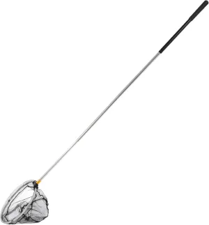 Milisten 1 Set Telescopic Rod Fishing Net Landing Net for Crabbing Fishing Gear Black Stainless Steel