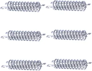 Milisten 6Pcs Camping Tent Spring Buckle Durable Wind Resistant Hooks for Secure Tarp Awning Tent Setup Heavy Duty Outdoor Accessories for High Wind Protection