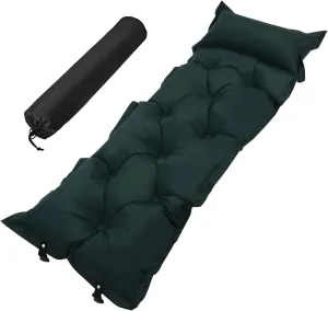 Milisten Automatic Inflating Mattress Camping Sleeping Pad Pillow 185x60x2.5cm Thick Inflatable Sleeping Pad for Backpacking