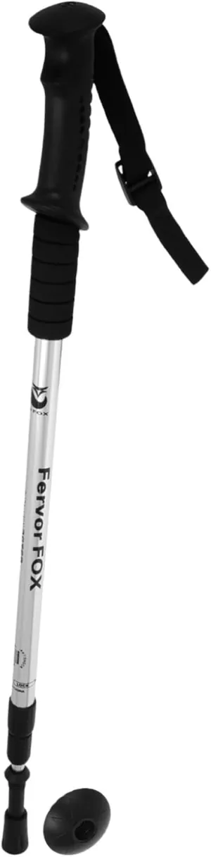 Milisten Outdoor Aluminum Trekking Poles Collapsible Hiking Sticks with Anti- Straight Curved Handles for Seniors Adults