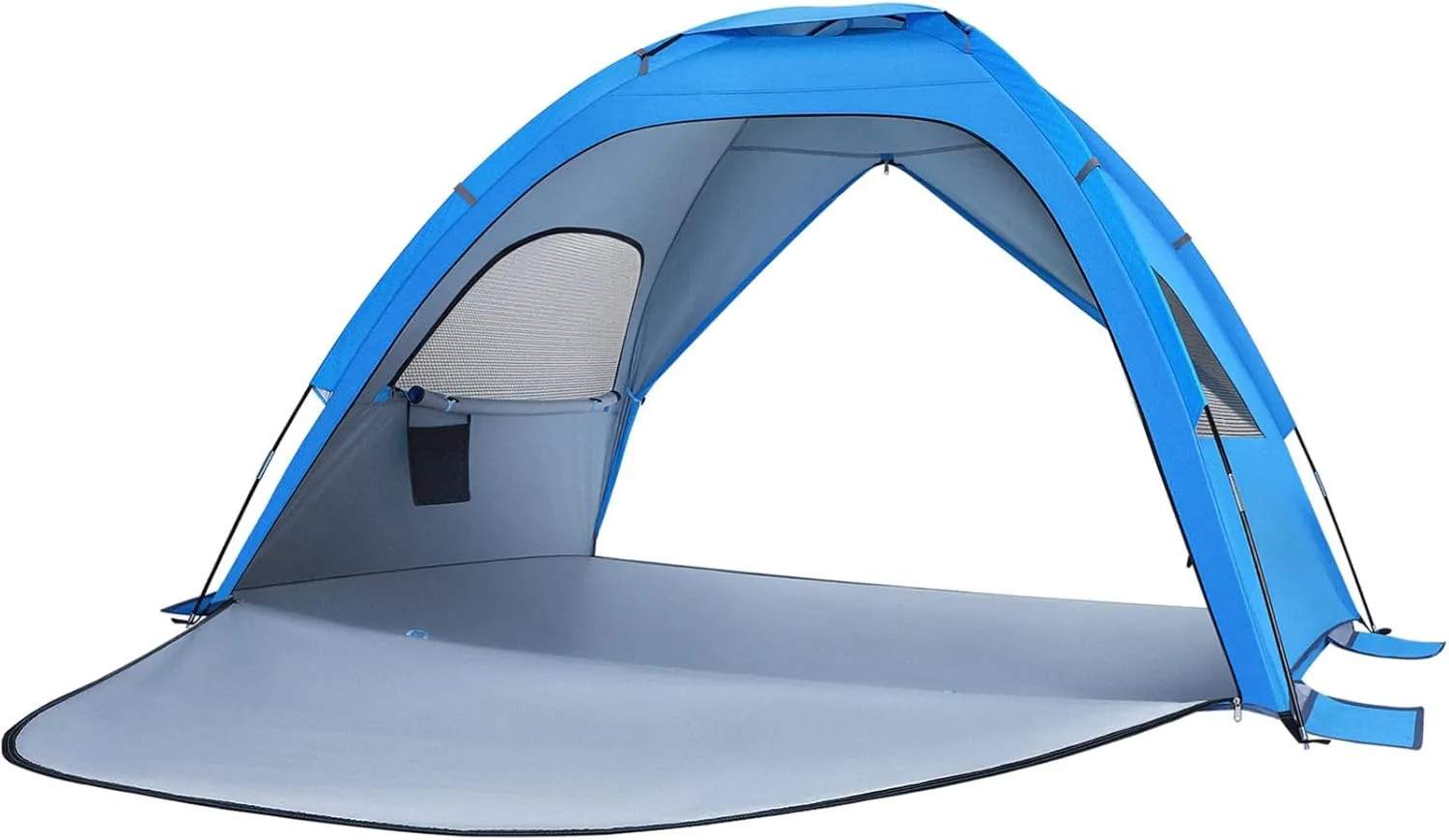 Milisten Pop up Beach Tent Canopy Sidewalls 4 Ventilated Walls Dark Blue 2-3 Person Capacity Camping Tent Sun Shelter for Hiking