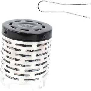 Milisten Stainless Steel Camping Heater Cover Burner Foldable Camping Stove Heat Shield