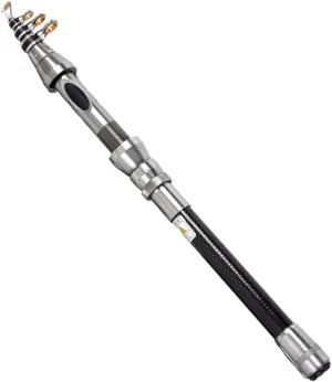 Mini Carbon Fiber Sea Fishing Rod Telescopic Throwing Rod Perfect for Family Friends