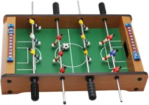 Mini Tabletop Foosball Game Set for Kids and Adults | Portable Soccer Table for Home Play | Improve Shooting Skills and Goalie Blocks | Great Fitness Equipment for Family Fun