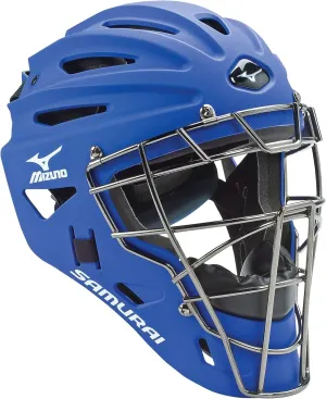 Mizuno G4 Samurai Catcher's Helmet, Royal, 7 1/4-Inch - 7 5/8-Inch