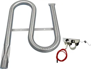 Music City Metals 13021 Stainless Steel Burner Replacement for Select Ducane Gas Grill Models