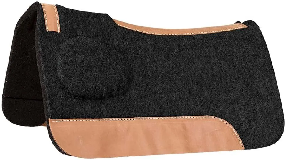 Mustang CorrectFit Barrel Saddle Pad Black