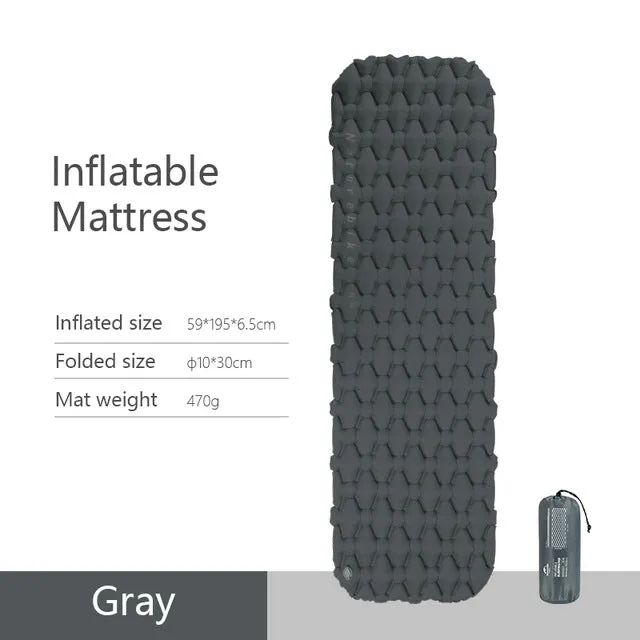 Naturehike Nylon TPU Sleeping Pad Lightweight Moisture-proof Air Mattress Portable Inflatable Mattress Camping Mat