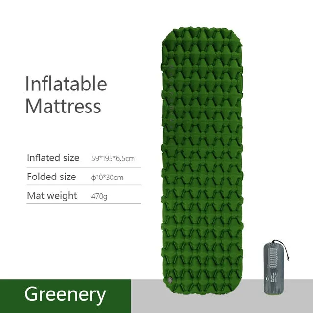 Naturehike Nylon TPU Sleeping Pad Lightweight Moisture-proof Air Mattress Portable Inflatable Mattress Camping Mat