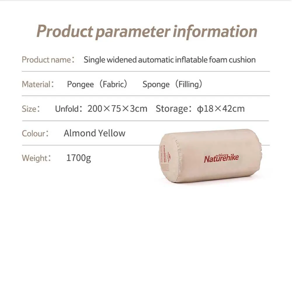 Naturehike Square Self Inflatable Sleeping Pad NH20DZ002