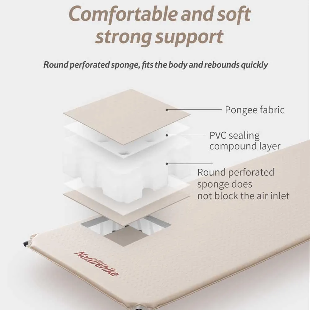 Naturehike Square Self Inflatable Sleeping Pad NH20DZ002