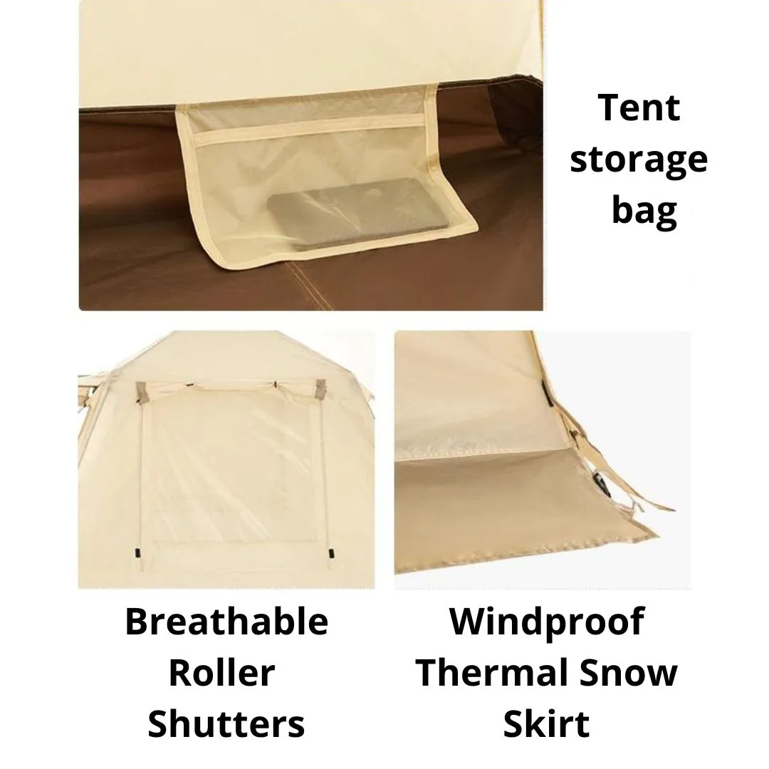 Naturehike UPF50  ANGO POP UP TENT FOR 4 MAN (WITH HALL POLE)